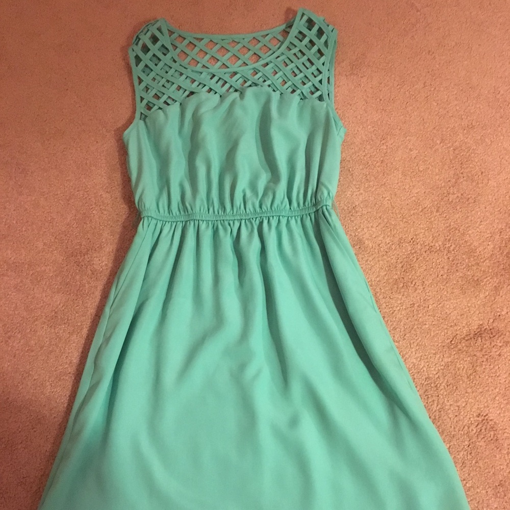Cute teal dress